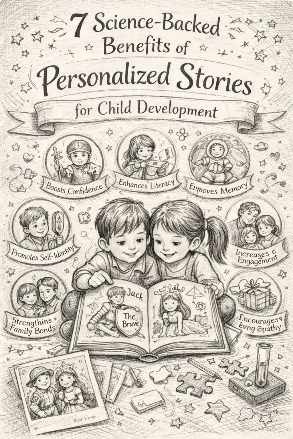 7 Beneficios Respaldados por la Ciencia de las Historias Personalizadas para el Desarrollo Infantil