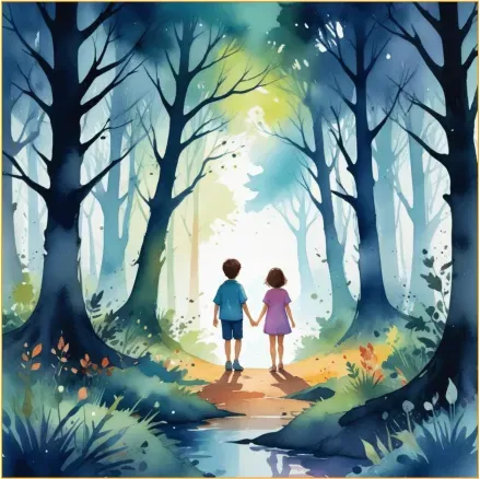 Watercolor illustration style example